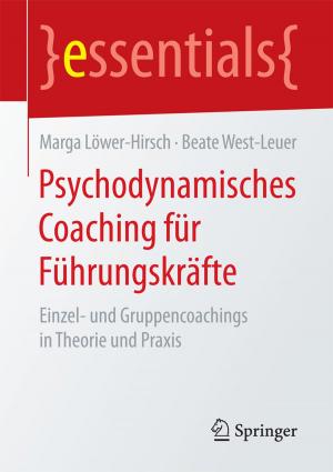 Cover of the book Psychodynamisches Coaching für Führungskräfte by Valentin Crastan