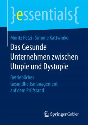 Cover of the book Das Gesunde Unternehmen zwischen Utopie und Dystopie by Jens Fuderholz