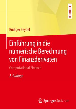 Cover of Einführung in die numerische Berechnung von Finanzderivaten