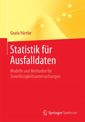 Cover of the book Statistik für Ausfalldaten by Jinfan Zhang