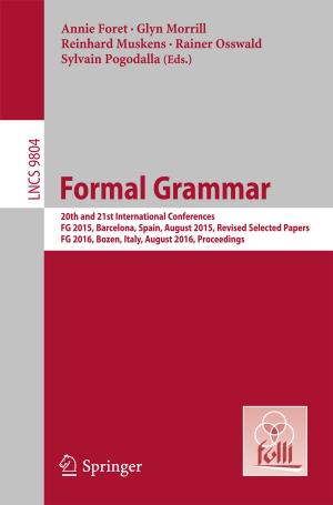 Cover of the book Formal Grammar by Fritz Klocke
