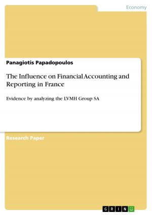Cover of the book The Influence on Financial Accounting and Reporting in France by Daniel Ossenkop