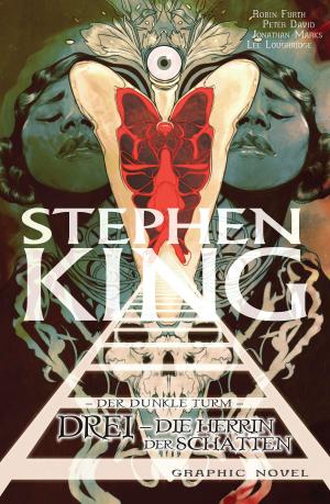 Book cover of Stephen Kings Der dunkle Turm, Band 14 - Drei - Die Herrin der Schatten