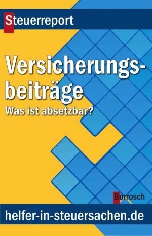 Cover of the book Versicherungsbeiträge by Renate de Graaff