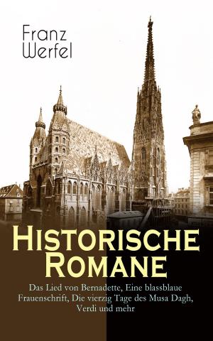 Book cover of Historische Romane: Das Lied von Bernadette, Eine blassblaue Frauenschrift, Die vierzig Tage des Musa Dagh, Verdi und mehr