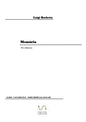 Book cover of Memòria