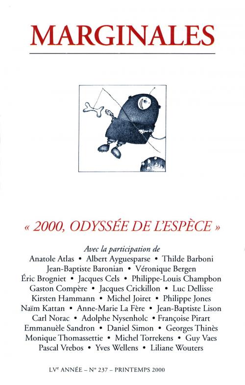 Cover of the book 2000, Odyssée de l'espèce by Collectif, Ker