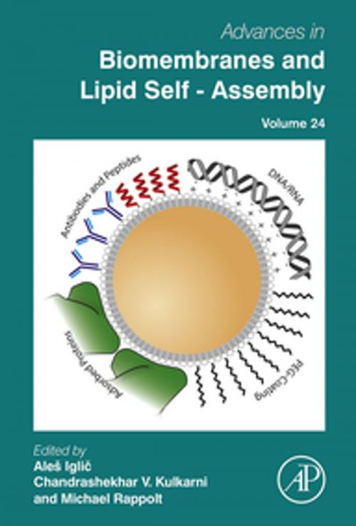 Cover of the book Advances in Biomembranes and Lipid Self-Assembly by Ales Iglic, Chandrashekhar V. Kulkarni, Michael Rappolt, Elsevier Science