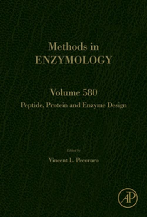 Cover of the book Peptide, Protein and Enzyme Design by Vincent L Pecoraro, Elsevier Science