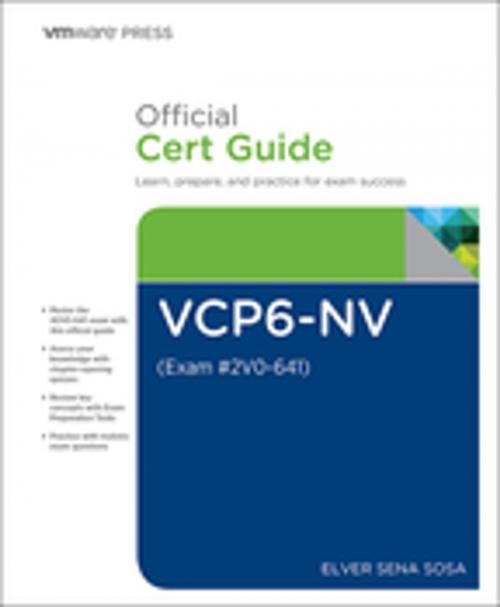 Cover of the book VCP6-NV Official Cert Guide (Exam #2V0-641) by Elver Sena Sosa, Pearson Education
