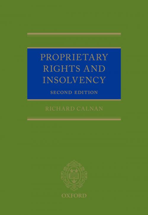 Cover of the book Proprietary Rights and Insolvency by Richard Calnan, OUP Oxford