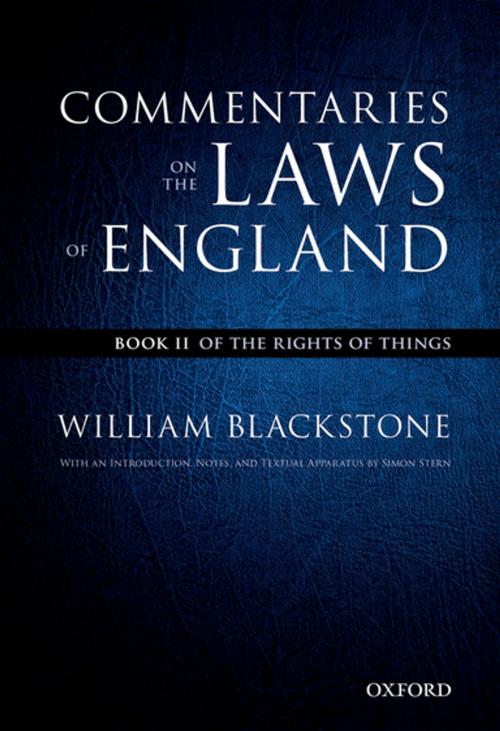 Cover of the book The Oxford Edition of Blackstone's: Commentaries on the Laws of England by William Blackstone, OUP Oxford