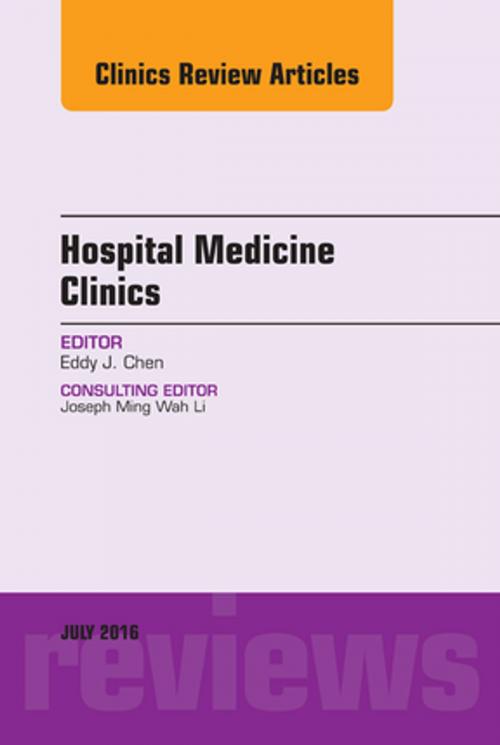 Cover of the book Volume 5, Issue 3, An Issue of Hospital Medicine Clinics, E-Book by Eddy J. Chen, MD, Elsevier Health Sciences