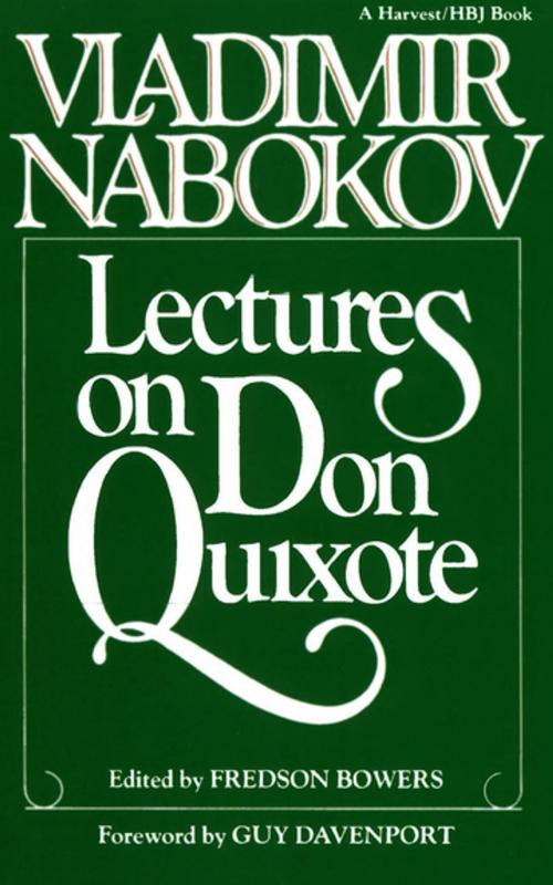 Cover of the book Lectures on Don Quixote by Vladimir Nabokov, Houghton Mifflin Harcourt