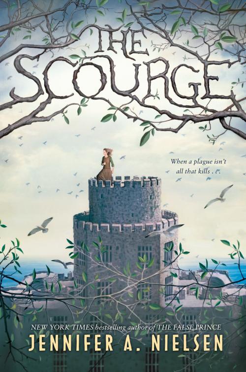 Cover of the book The Scourge by Jennifer A. Nielsen, Scholastic Inc.