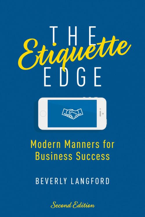 Cover of the book The Etiquette Edge by Beverly Langford, AMACOM