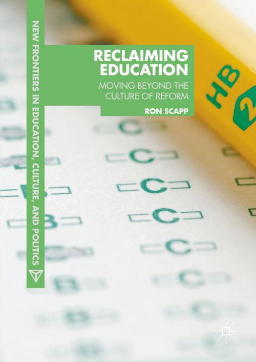 Cover of the book Reclaiming Education by Ron Scapp, Palgrave Macmillan US