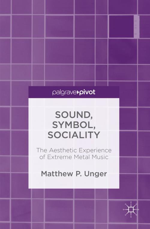 Cover of the book Sound, Symbol, Sociality by Matthew Unger, Palgrave Macmillan UK