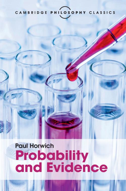 Cover of the book Probability and Evidence by Paul Horwich, Cambridge University Press