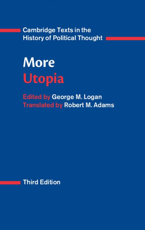 Cover of the book More: Utopia by Thomas More, Cambridge University Press