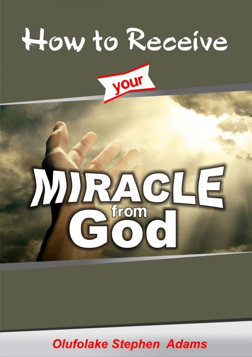 Cover of the book How to Receive Your Miracle from God by Olufolake Stephen Adams, Olufolake Stephen Adams