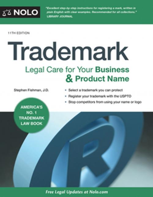 Cover of the book Trademark by Stephen Fishman, J.D., NOLO
