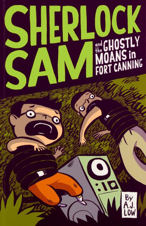 Cover of the book Sherlock Sam and the Ghostly Moans in Fort Canning by A.J. Low, Andrews McMeel Publishing