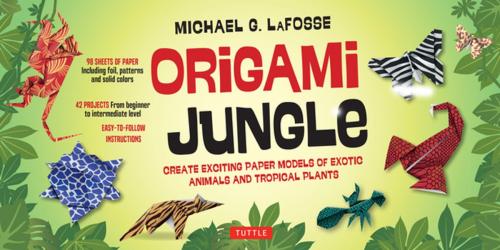 Cover of the book Origami Jungle Ebook by Michael G. LaFosse, Tuttle Publishing