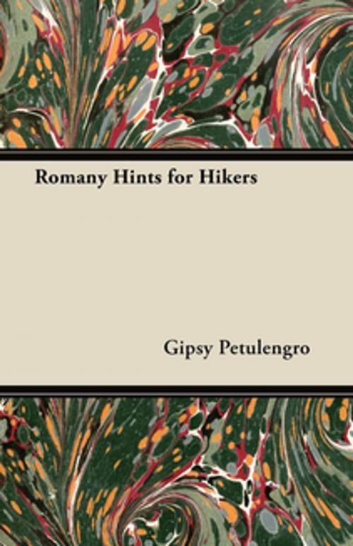 Cover of the book Romany Hints for Hikers by Gipsy Petulengro, Read Books Ltd.