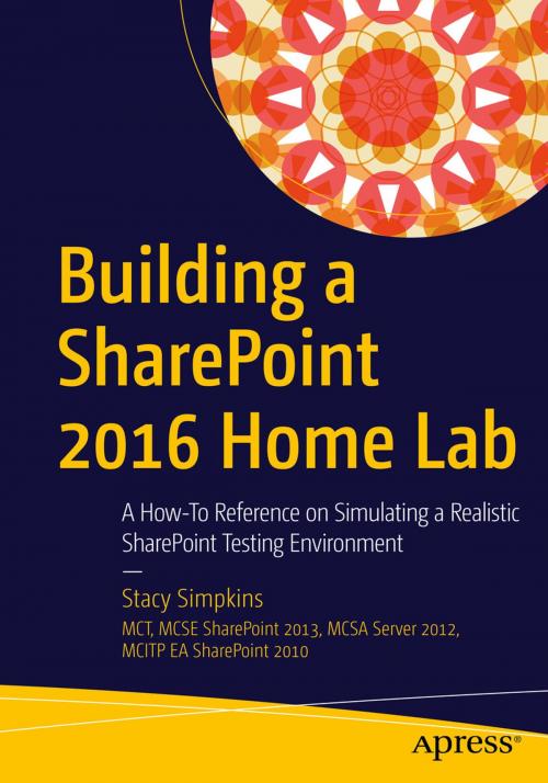 Cover of the book Building a SharePoint 2016 Home Lab by Stacy Simpkins, Apress