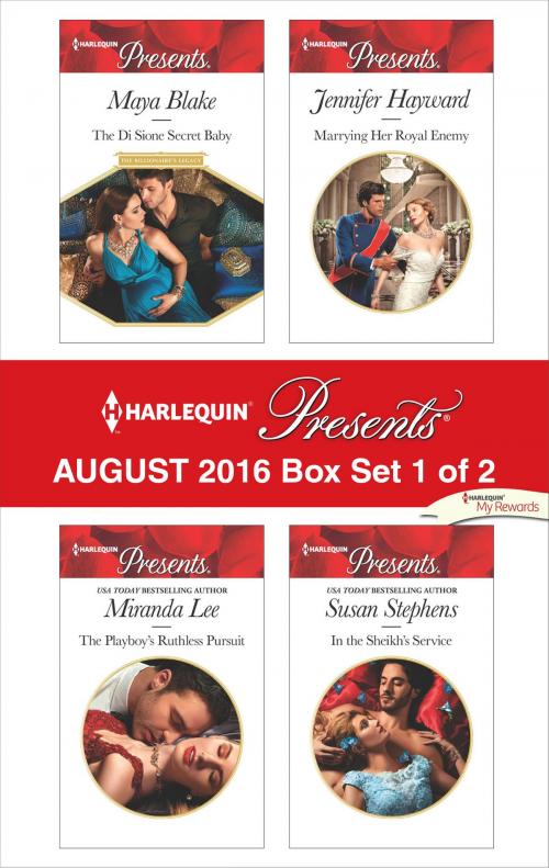 Cover of the book Harlequin Presents August 2016 - Box Set 1 of 2 by Maya Blake, Miranda Lee, Jennifer Hayward, Susan Stephens, Harlequin