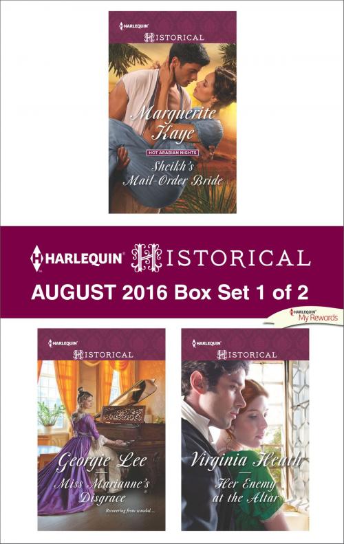 Cover of the book Harlequin Historical August 2016 - Box Set 1 of 2 by Marguerite Kaye, Georgie Lee, Virginia Heath, Harlequin