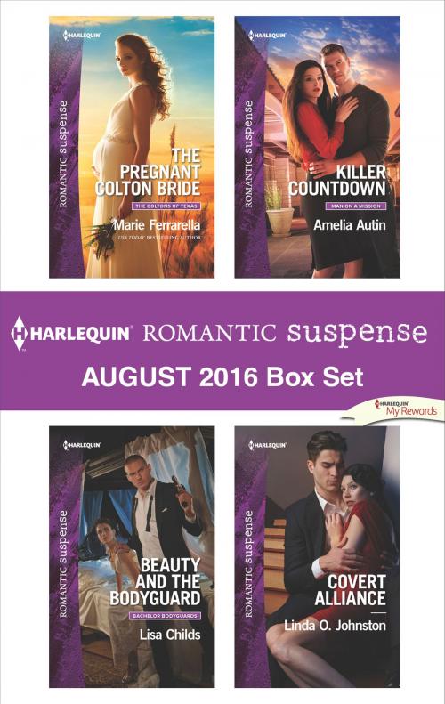 Cover of the book Harlequin Romantic Suspense August 2016 Box Set by Marie Ferrarella, Lisa Childs, Amelia Autin, Linda O. Johnston, Harlequin