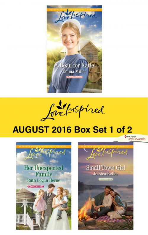 Cover of the book Harlequin Love Inspired August 2016 - Box Set 1 of 2 by Emma Miller, Ruth Logan Herne, Jessica Keller, Harlequin