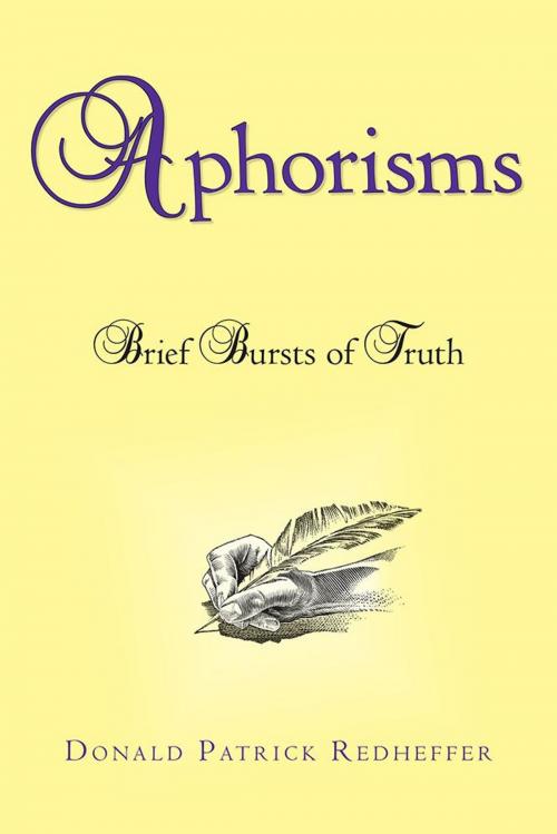 Cover of the book Aphorisms by Donald Patrick Redheffer, iUniverse
