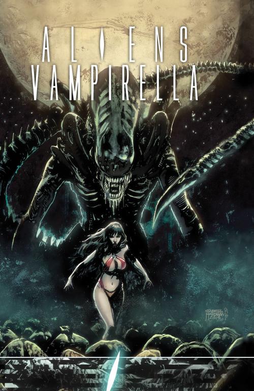 Cover of the book Aliens Vampirella by Corinna Bechko, Dynamite Entertainment