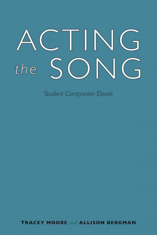 Cover of the book Acting the Song by Tracey Moore, Allison Bergman, Allworth