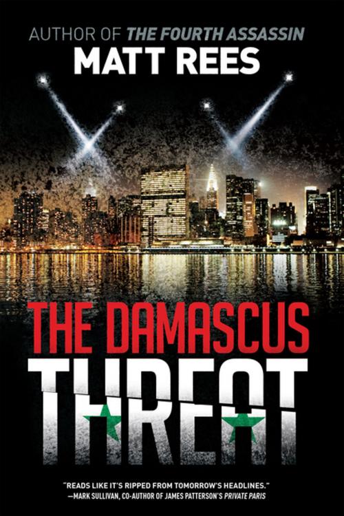 Cover of the book The Damascus Threat by Matt Rees, Crooked Lane Books