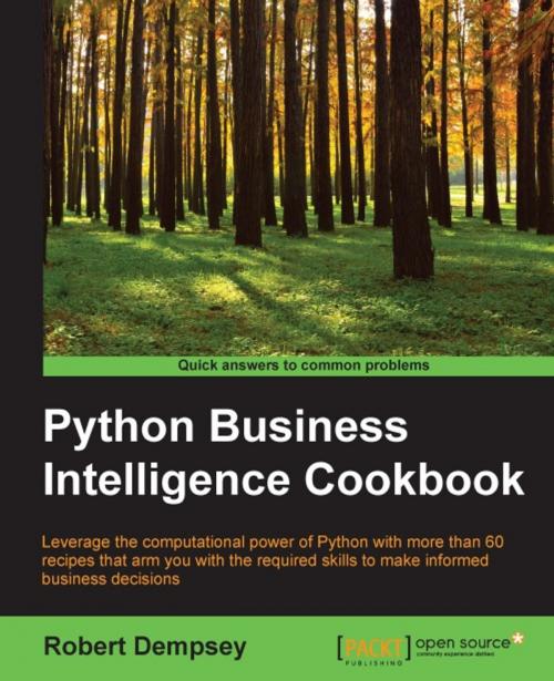 Cover of the book Python Business Intelligence Cookbook by Robert Dempsey, Packt Publishing