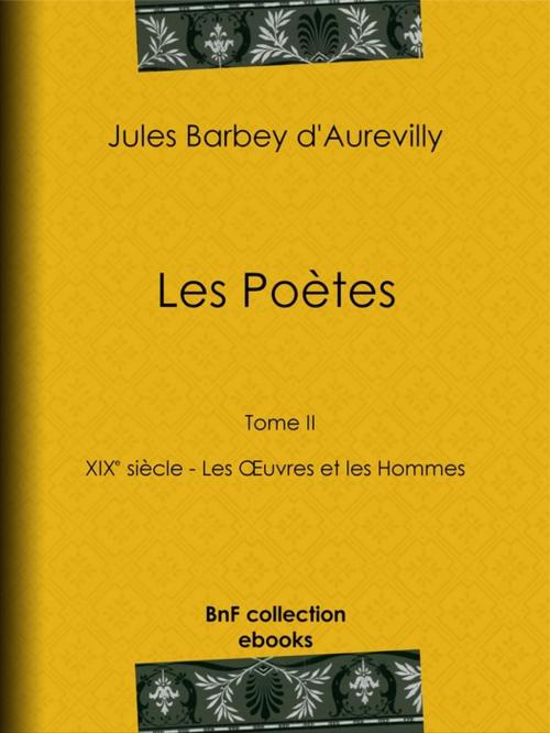 Cover of the book Les Poètes by Jules Barbey d'Aurevilly, BnF collection ebooks