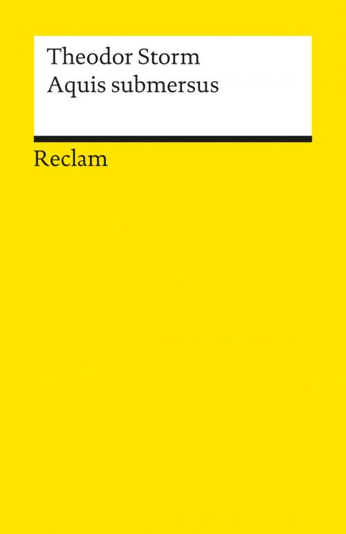 Cover of the book Aquis submersus by Theodor Storm, Reclam Verlag