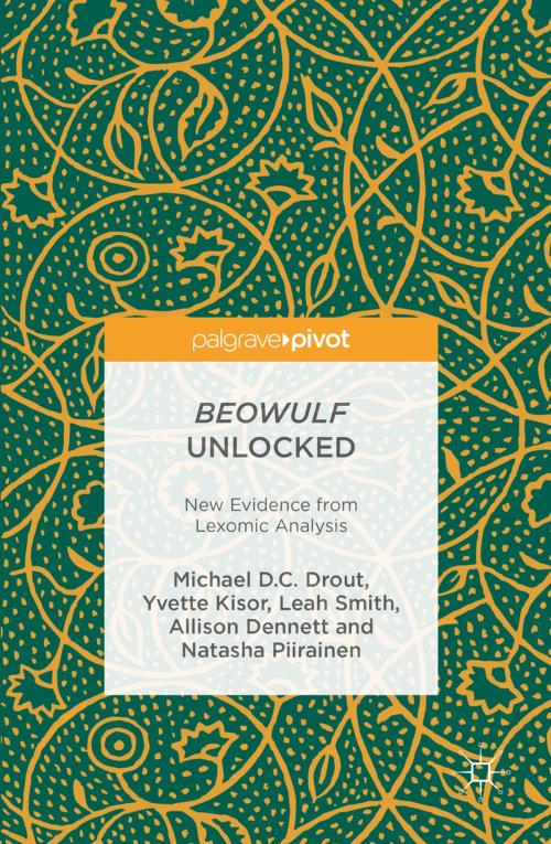 Cover of the book Beowulf Unlocked by Allison Dennett, Yvette Kisor, Michael D.C. Drout, Leah Smith, Natasha Piirainen, Springer International Publishing