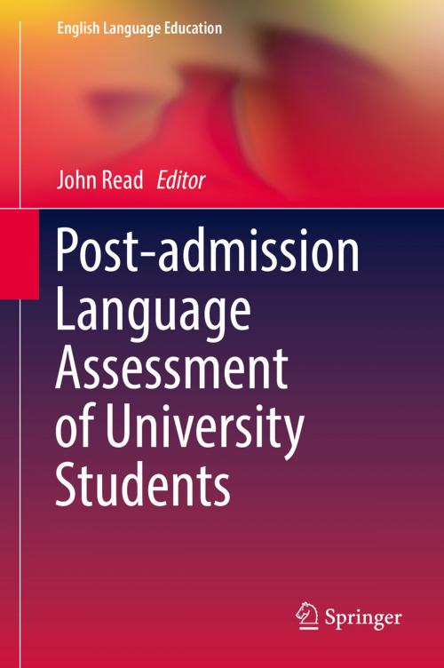 Cover of the book Post-admission Language Assessment of University Students by , Springer International Publishing