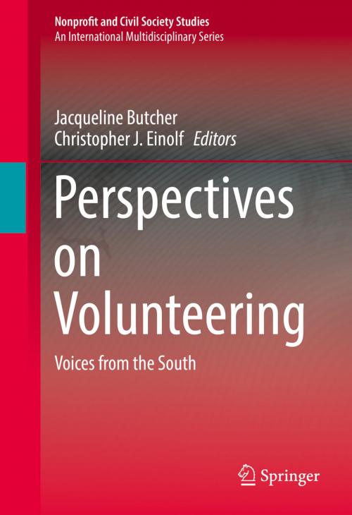 Cover of the book Perspectives on Volunteering by , Springer International Publishing