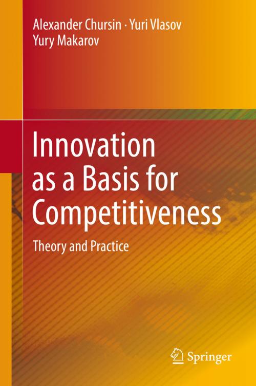 Cover of the book Innovation as a Basis for Competitiveness by Alexander Chursin, Yuri Vlasov, Yury Makarov, Springer International Publishing