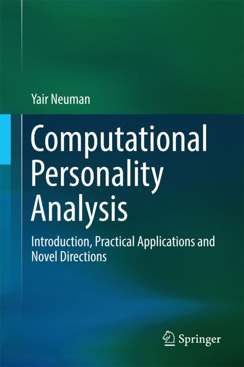 Cover of the book Computational Personality Analysis by Yair Neuman, Springer International Publishing