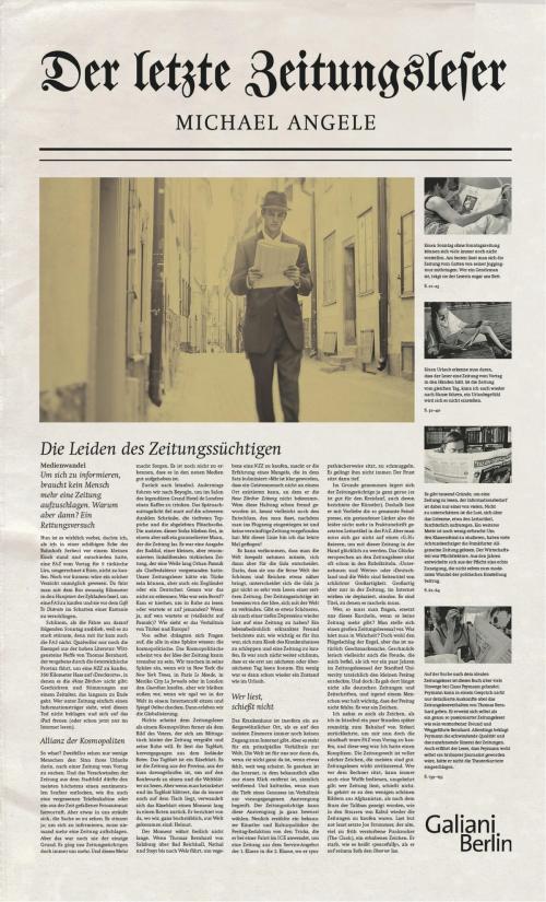 Cover of the book Der letzte Zeitungsleser by Michael Angele, Kiepenheuer & Witsch eBook