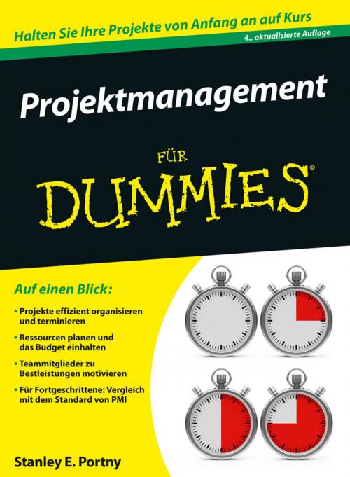 Cover of the book Projektmanagement für Dummies by Stanley E. Portny, Wiley