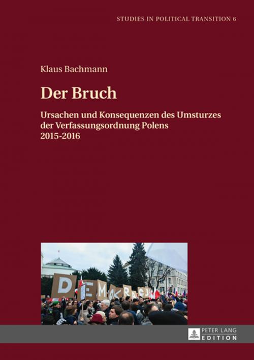 Cover of the book Der Bruch by Klaus Bachmann, Peter Lang
