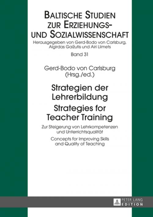Cover of the book Strategien der Lehrerbildung / Strategies for Teacher Training by , Peter Lang